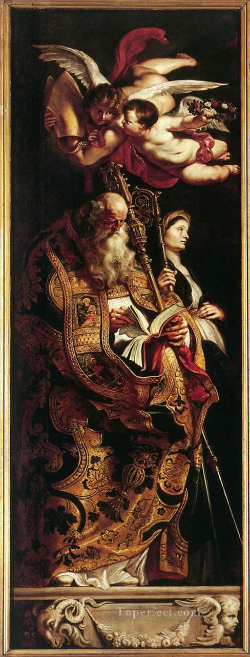 Levantamiento de la Cruz Santos Amand y Walpurgis Barroco Peter Paul Rubens Pintura al óleo